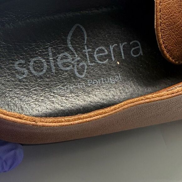 Sole Terra Lotus 2.0 Leather Lace Up Loafers in Dark Saddle Brown - Women’s US 8 - Picture 9 of 11